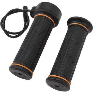 Fockety Electric Bike Full Twist, Handle Twist Throttle Thumb Throttle Speed Controller for Ebike and Scooter, Throttle Accelerator Electric Bicycle Accessories for BaFang BBS01 BBS02