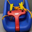 Little Tikes Snug 'n Secure Blue Swing with Adjustable Straps, 2-in-1 for Baby and Toddlers Ages 9 Months - 4 Years