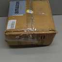 9.8 inch Modern Crystal Chandelier Flush Mount Ceiling Light, Black Mini Chandelier with LED Lighting for Bedroom Hallway Entryway Dining Room, 6000K Daylight Small Semi Flush Mount Fixture