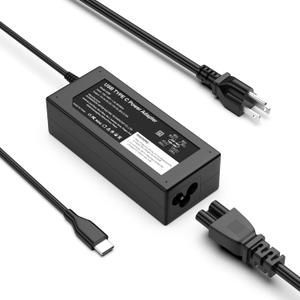 Universal 65W USB C Laptop Charger Compatible with Lenovo Dell HP Samsung Asus Acer USB Type C Power Adapter, Replacement for Chromebook Laptop Thinkpad Yoga Latitude XPS
