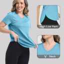 Women's Sun Shirts UPF 50+ Protection Shirts Rash Guard Long Sleeve Sun SPF Workout Tops Shirt for Swim Beach Running (Blue, S)