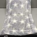 EMPSIGN Dog Crate Pad - Reversible Kennel Mat (Cool & Warm), Machine Washable, Cozy Star Pattern Sleeping Pad for Small Medium Large Dogs, All-Season Pet Bed, Suitable for 24"x18" Dog Crate, Grey