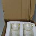 Tioncy Mini Teacup Bud Vase 5" Wonderland Tea Party Decorations Antique Vintage Kitchen Decor Whimsy Ceramic Vase Tea Party Favor for Wedding Gift Birthday Bridal Showers Home(2 Pcs) (Classic)