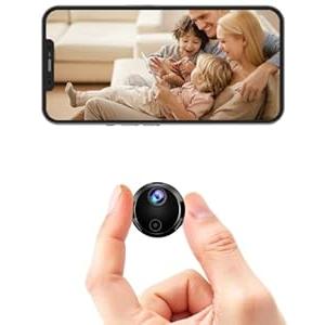 PLj Kzz 2K HD Hidden Cameras - WiFi Security Camera -WiFi Camera - Spy Cam-Indoor Nanny Cam -Home Security for with App -Surveillance Cameras with Motion Detection and Night Vision