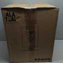 ALA TEAK Wood Bath Spa Shower Stool Corner Bench Stool Fully Assembled, 19x16