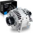 Upgraded Performance Alternator for:-Nissan Titan Pathfinder Xterra Frontier Armada NV1500 NV2500 NV3500, for:-Infiniti QX56 2007-2019 4.0L 5.6L, V6 V8 12V 130Amp 7Grooves, OE# 23100-ZH00A