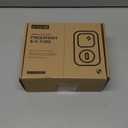 Smart Keyless Entry Door Lock - SMONET Fingerprint Electronic Deadbolt Touchscreen Keypad Biometric Digital Bluetooth Door Lock Smart Deadbolt Compatible with Alexa for Homes and Hotel Silver