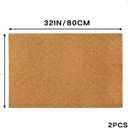 2 Pcs Blank Door Mats, 32x20 Inch Artificial Coir Door Mats for Crafting Painting, Plain Welcome Mat with Non-Slip Rubber Backing for Indoor Outdoor Front Porch Entryway (2 Pcs)