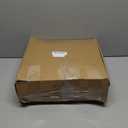 5 FT Collapsible Pop Up Christmas Tree, Pre Lit Pencil Tree with Multi Color Change Lights, Pre Decorated Red & Green Ribbons Artificial Xmas Tree for Home, Office, Party (Gold)