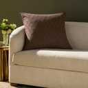 Loloi Chris Loves Julia Cary Collection PCJ0036 Brown 26'' x 26'' Cover w/Down Pillow