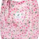 Corduroy Tote Bag Cute Tote Bags for Women Shoulder Bag with Inner Pocket for Work Beach Travel and Shopping Grocery