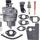 16100-Z0J-H03 Carburetor Carb for Honda HS720 HS520 HS520K1 Snowblowers Replaces 16100-Z1A-H01 16100-ZL8-H02 - with Spark Plug Fuel Filter Kit