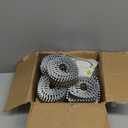 GXYWADY 3600Pcs Wire Coil Siding Nails 0.092 x 1-3/4 In Hot-Dip Galvanized Paint-Dipped Ring Shank Inclined 15 Degree Full Round Head Siding Nails of Lathing and Sheathing Materials (0.092*1-3/4in)