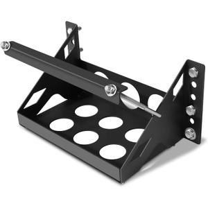 Heavy-Duty Metal Battery Mounting Tray Bracket  Universal Bolt-in Steel Battery Box for Cars, Trucks, Boats, RVs, and Trailers (Fits up to 10.63"7.06"7.5")