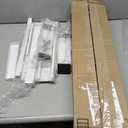 Window AC Support Bracket, No-Drill No-Tool Air Conditioner Support Bracket Adjustable Wall Mount, Heavy Duty Steel Holds Up to 300lbs, Fits Single Or Double Hung Windows, White