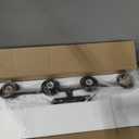 Emliviar 4-Light Vintage Vanity Light - Farmhouse Bathroom Wall Light Fixtures, Oil Rubbed Bronze Finish with Clear Glass, YCE238B-4W ORB