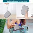 Canboc Carrying Case for Canon Ivy 2/ Canon Ivy/Canon Ivy CLIQ+2 CLIQ 2 Mini Photo Printer Mobile Wireless Bluetooth Instant Camera Printer, Mesh Bag fit Photo Paper Cable, Grey