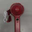 SWEETFULL Handheld Fan, Portable Fan, 5000mAh Rechargeable Battery, 6 Speed Wind, LED Display, Personal Mini Travel Fan with Backup Power, Hand Held Fan USB Foldable Electric Fan for Women Girl