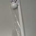 White Curtain Rods for Windows 28-48 inch, 2 Pack 5/8" Curtain Rod Set with Brackets, Splicing Adjustable Curtain Rod for Bedroom, Kitchen, Living Room, Matte White