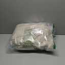 L'AGRATY Faux Rabbit Fur Blanket: 50" x 60" Luxury Soft Fluffy Thick Fur Throw Blanket for Couch Bed Sofa - Cozy Plush Bubble Blankets for Winter: Warm Flannel Fleece Decorative Blanket(Almond White)