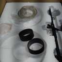 WOSHITU Black Bathroom Vanity Light Fixtures: Bathroom Lighting Fixtures Over Mirror 17.3 inch with Milky White Frosted Glass, 2-Lights Mid Century Modern Vanity Lighting Wall Light(Exclude Bulb)