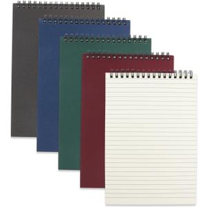 4 Pcs Top Bound Spiral Notebook,8.3 inch x 5.8 inch,60 Sheet,7mm College Ruled Paper,A5 Spiral Note Pads Memo Lined Notebook Journal for School and Office Supplies (4 Colors)