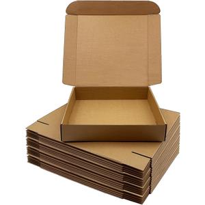 11x11x2 inch Shipping BoxesBulk 20 PackBrown Corrugated Mailers Cardboard Literature Mailer Box for Packaging Business, Mailing,Moving and StorageSmall Gift Boxes for Wrapping Mailing Present
