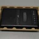 Portable Cassette Player Tape Recorder. Record to Cassettes via Mic or Aux in. Built-in Speaker to Listen to Cassettes. Includes External Mic, Aux in Cable and AC Adapter