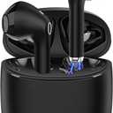 1 Hora Wireless Earbuds Bluetooth 5.3, Sports Headphones Deep Bass in-Ear Earphones, Premium Sound with Charging Case, Compatible with iPhone, Android Smartphone, Tablet, Laptop (Black)