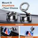 Qifutan for MagSafe Dash Mounted Holders Phone Holders for Your Car Phone Mount for Car Windshield Dashboard Universal Desk Mounts Hands Free Automobile Cell Phone Holder Fit for iPhone Smartphone