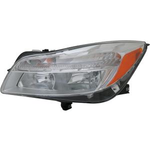 TYC Left Headlight Assembly Compatible with 2011-2013 Buick Regal