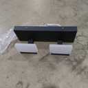Matte Black Vanity Light 2 Lights Bathroom Vanity Lights Acrylic LED Modern Black Bathroom Light Fixtures