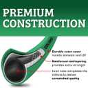 Flexzilla Colors Garden Hose 5/8 in. x 50 ft., Lightweight All-Weather Water Hose, Durable and Flexible, Leak-Free Connections, Forest Green