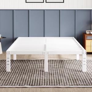 Avenco Metal Platform Bed Frame Full Size 16 Inch – Noise Free Quiet Design, Heavy Duty Steel Support, Under Bed Storage, Easy Assembly, No Box Spring Needed
