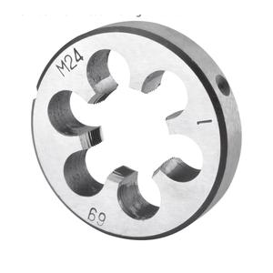 Burkit Metric M24 X 1 Round Threading Die, M24 x 1.0 Machine Thread Die Right Hand