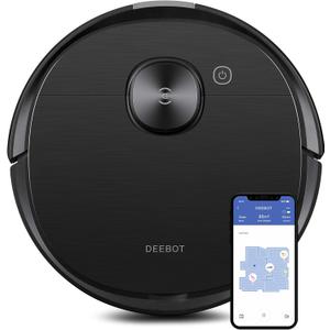 ECOVACS Deebot T8 AIVI Robot Vacuum Cleaner For Floors,Carpet, Vacumming and Mopping in One-Go, Laser Mapping, Smart AI Object Recognition, On-Demand Live Video, Custom Clean, 3+ Hours of Runtime ECOVACS Deebot T8 AIVI Robot Vacuum Cleaner For Floors,Carpet, Vacumming and Mopping in One-Go, Laser Mapping, Smart AI Object Recognition, On-Demand Live Video, Custom Clean, 3+ Hours of Runtime
