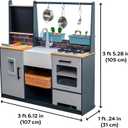KidKraft Wooden Farm to Table Play Kitchen with EZ Kraft Assembly™, Lights & Sounds, Ice Maker and 17 Accessories