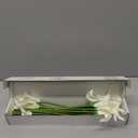 SITUMEIZI 24 PCS White Fake Flowers Artificial Calla Lily Silk Flowers Real Touch for Mother's Day Easter Home Kitchen Decor Wedding Bouquet Office Spring Decoration(Pure White)