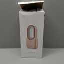 let'me Desk Fan, Portable Bladeless Fan 11.8 inch Small Personal Cooling Fan with 5 Colors Touch Control LED Light, Quiet Table Fan for Office, Home, Bedroom (WHITE)