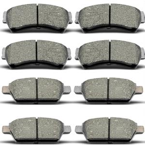 D1161 D1164 Front Rear Ceramic Brake Pads Set Fit For 2006-2012 Ford Fusion, For 2007-2012 Lincoln MKZ, For 2006 Lincoln Zephyr, For 2006-2013 Mazda 6, For 2006-2011 Mercury Milan (4 pcs)
