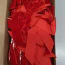 Riceshoot 24 Pcs Christmas Velvet Bows 4.5 x 8.6 inch Vintage Bow Christmas Tree Decorations Xmas Ornaments for Wreath Gifts Wrapping Garland Indoor Outdoor Holiday Party Decor (Red)