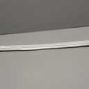 Pushglossy 1 Pcs Replacement Door Bottom with Vinyl Fins 36" Long 1 3/4" Wide Threshold Seal Bottom of Door Weatherstrip Kerf Weather Stripping for 7/8" Between Barbs (White)