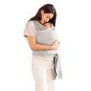 Baby Wrap Carrier Classic by Petunia Pickle Bottom for Newborns to Toddlers (8-33lbs), Infant Sling Carrier, Lightweight & Hands Free Design, Adjustable for All Body Types (Ripple)
