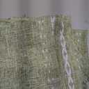 Artoid Mode Sage Green Rustic Cotton Linen Table Runner, Seasonal Embroidered Hollow Kitchen Dining Table Decoration for Home Party Decor 13x90 Inch