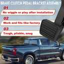 Clutch Pedal with Bracket Assembly Fit for Chevrolet Silverado/Sierra 1500 HD / 1500 Classic / 2500 HD Classic / 3500 Classic 1999-2007, OE,15027983