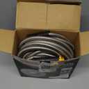 Garden Hose 50 ft, Stainless Steel Water Hose with 10 Function Nozzle Flexible, Heavy Duty, Lightweight, No-Kink, Pet Proof, Puncture Proof Hose Metal for Yard, Outdoor