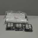 keluke Roller Brush and Filter Replacement Compatible with Tineco iFloor 3/ Floor One S3 Cordless Vacuum Cleaner, Replacement Parts Include 3 Brush Rollers, 3 Filters