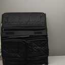 Everything Mary XXL Rolling Sewing Tote, Black Quilted - Rolling Carrying Storage Case for Brother & Singer Machines