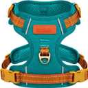 No-Pull Reflective Dog Harness with Handle Soft Padded Vest for Small Medium Large Dogs Heavy Duty Adjustable Anti-Choke Pet Harness with Front & Back Clip Harness for Walking, Training XS