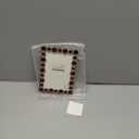 LARAINE Picture Photo Frame 4x4 Rhinestones Metal High Definition Glass Display Pictures for Tabletop Crystal Home Decorative Holiday Gift (Red 4x4)